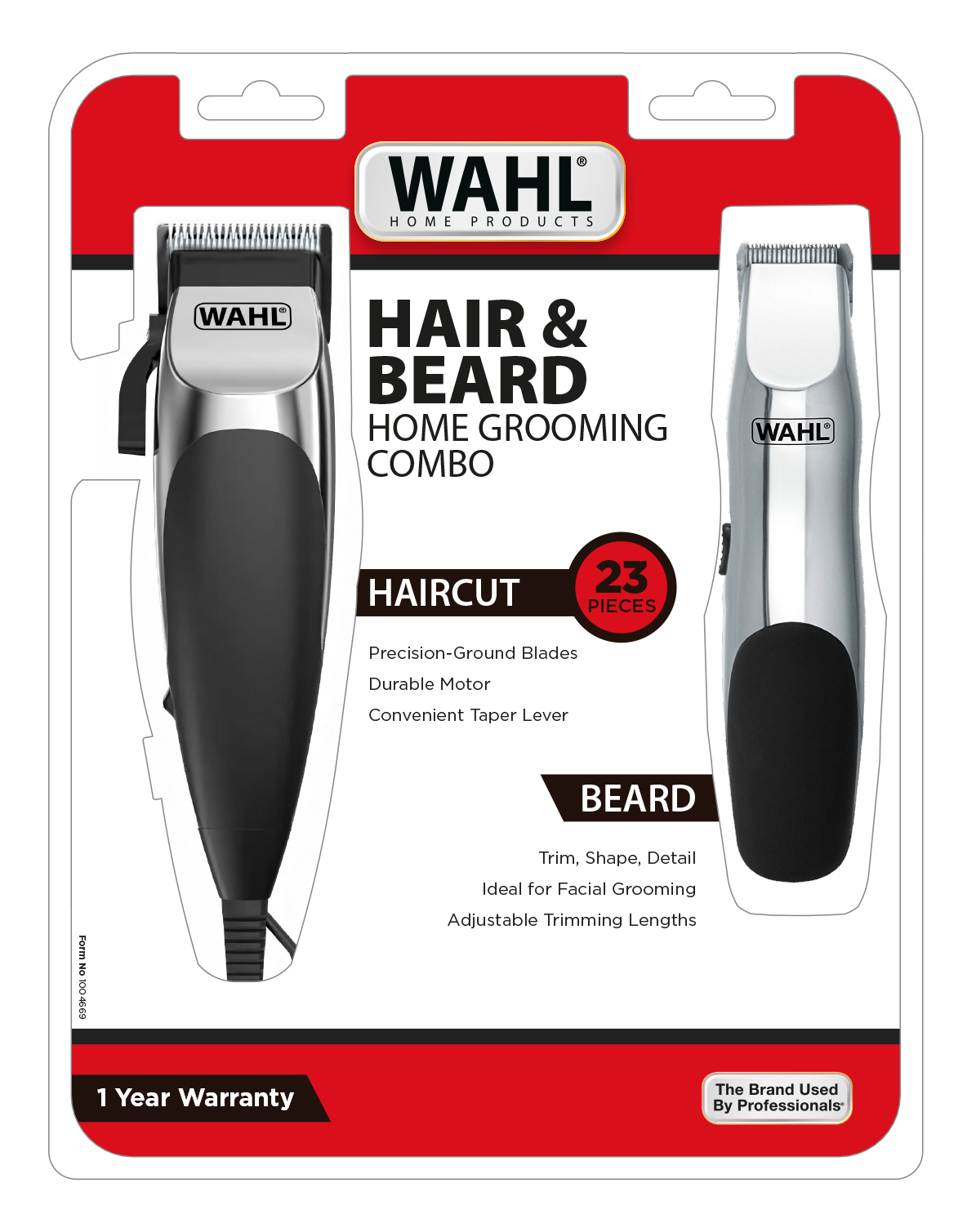 Hair Beard 23pc Wahl Global